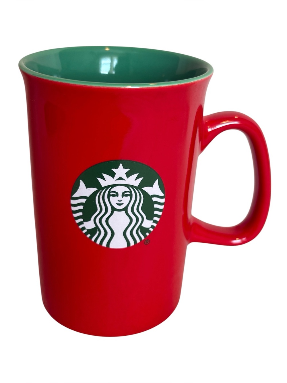 2024 Starbucks Green & Red Collectible Christmas Holiday Ceramic Coffee/
Tea Mug
